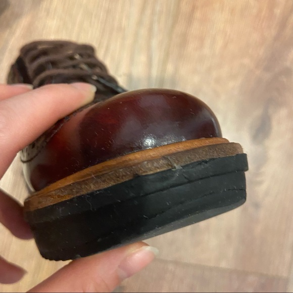 Clarks Teadale Maira Oxfords in Genuine Maroon Patent Leather - Picture 11 of 12